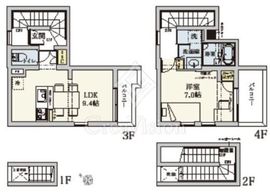 エストラルゴ代々木上原 302 間取り図