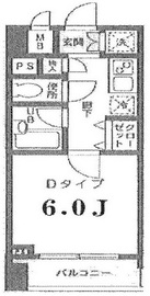 ガリシア銀座イースト 1階 間取り図