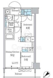 パークアクシス品川南大井パークフロント 321 間取り図