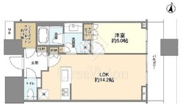 パークコート渋谷ザタワー 19階 間取り図