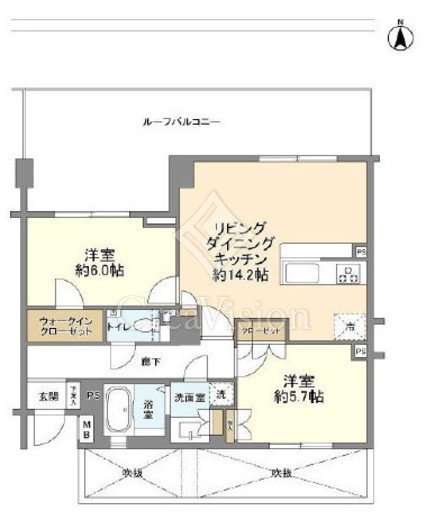 レグノ・スイート三軒茶屋 4階 間取り図
