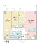 LIME RESIDENCE KAWAGUCHI EAST 710 間取り図