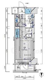メインステージ門前仲町2 303 間取り図