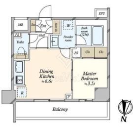 パークリュクス清澄白河 2階 間取り図