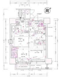 シエリア町屋 9階 間取り図