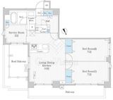 HIGASHIKOMATSUGAWA PARK RESIDENCE 501 間取り図