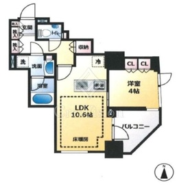 ブランズ三鷹 6階 間取り図