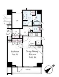 アーデル山下公園 5階 間取り図
