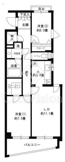 MH下馬 203 間取り図