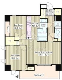 OASE用賀 E403 間取り図