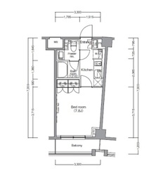 ディームス麻布狸穴町 111 間取り図