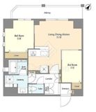 リテラス三ノ輪ウエスト 702 間取り図