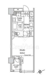 スタイリオ元住吉 205 間取り図