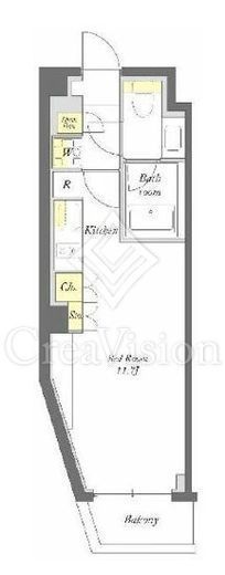 プライムメゾン下北沢 211 間取り図