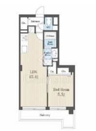 ナイスアーバン新中野 2階 間取り図