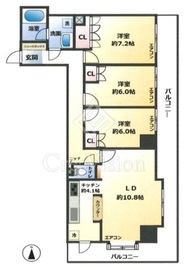 クレッセント三鷹 10階 間取り図