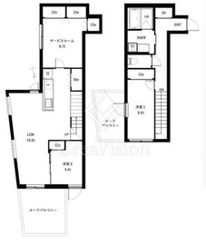 COEUR BLANC西荻窪 402 間取り図