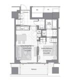 虎ノ門ヒルズレジデンシャルタワー 7階 間取り図