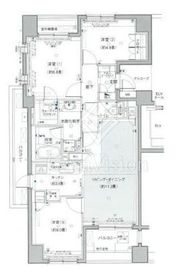 パークハウス要町 8階 間取り図