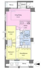 アールスタイルズ武蔵小杉WEST 4階 間取り図