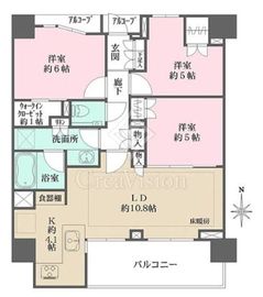 ザ・パークハウス東品川 8階 間取り図
