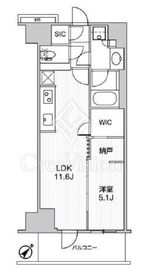 WORVE横浜伊勢佐木町 1010 間取り図