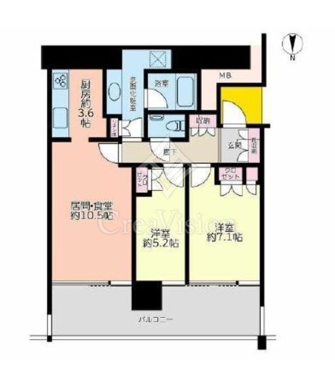 M.M.TOWERS the South (エムエムタワーズ・ザ・サウス) 29階 間取り図