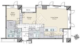 ルクセンブルグハウス 2階 間取り図
