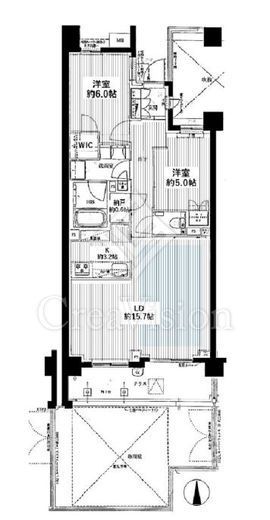 ザ・パークハウス上石神井レジデンス 1階 間取り図