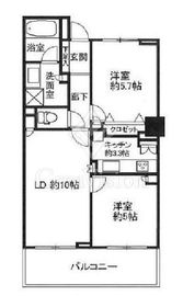 ザ・ハシモトタワー 10階 間取り図