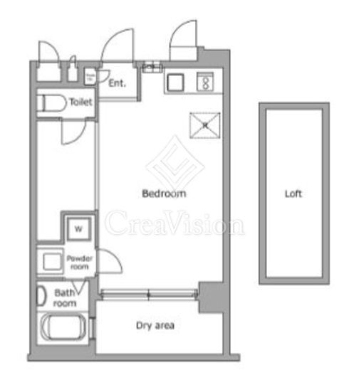 レジディア代々木2 103 間取り図