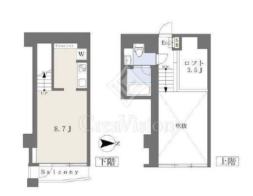 FLAMP 405 間取り図