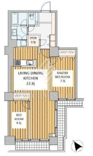 六本木ファーストプラザ 12階 間取り図