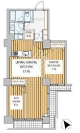 六本木ファーストプラザ 12階 間取り図
