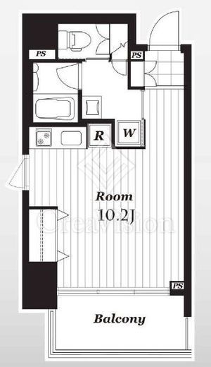 レックス芝浦 9階 間取り図