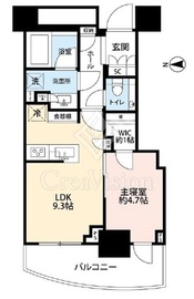 パークコート乃木坂ザタワー 2階 間取り図