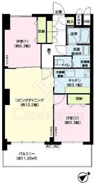 ウィスタリア元麻布 5階 間取り図