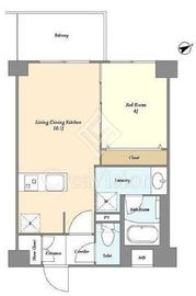 グランカーサ清澄白河 207 間取り図