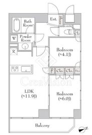 CANVASS板橋 1102 間取り図