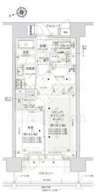 グランレ・ジェイド御茶ノ水 6階 間取り図