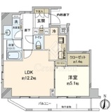 文京春日プラッツ 13階 間取り図