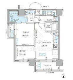 パークアクシス文京本郷 520 間取り図