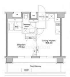 プラウドフラット荻窪Ⅱ 902 間取り図