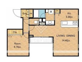 アトランティス中野 4階 間取り図