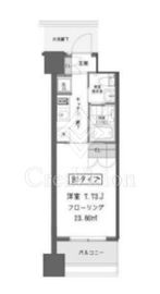 ガーデン蒲田 425 間取り図