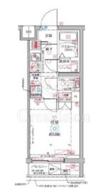 クレヴィスタ横浜大口 411 間取り図