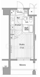 ガーラ・プレシャス横濱関内 7階 間取り図