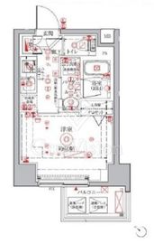 クレイシアIDZ横浜桜木町 11階 間取り図
