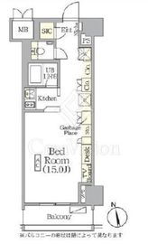 ザ・パークハビオ神楽坂レジデンスSouth 410 間取り図