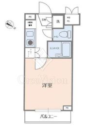 ルーブル早稲田参番館 4階 間取り図